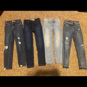 Size 7 old navy ballerina skinny girls jeans